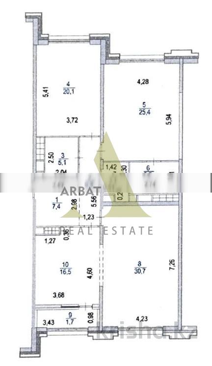 Фото Квартира, 3 комн, 122 м², 5/9 эт., 2024 г.п.