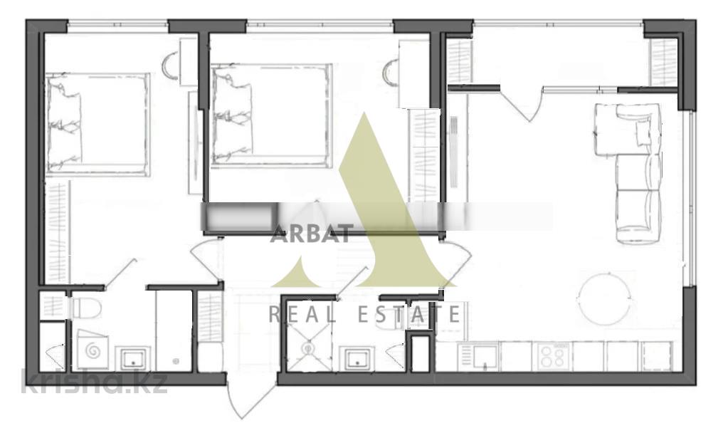 Фото Квартира, 3 комн, 78 м², 14/21 эт., 2025 г.п.